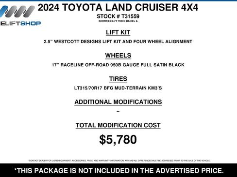 Used 2024 Toyota Land Cruiser Base image 2