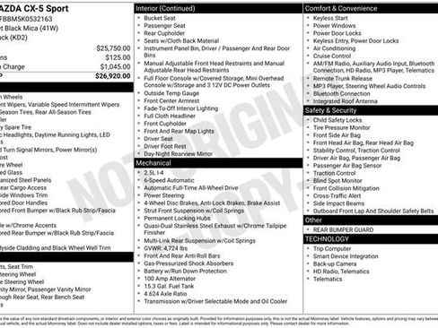 Used 2019 MAZDA CX-5 Sport image 28