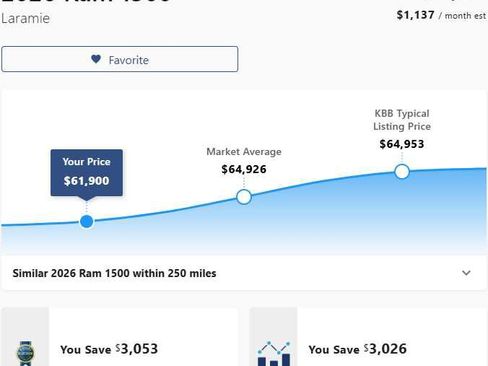 Used 2026 RAM 1500 Laramie w/ Night Edition image 3