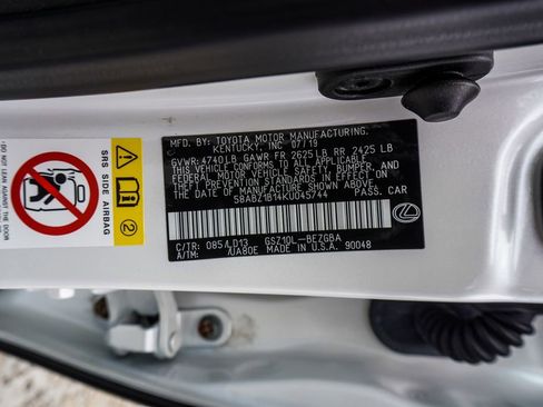 Used 2019 Lexus ES 350 w/ Premium Package FWD image 46