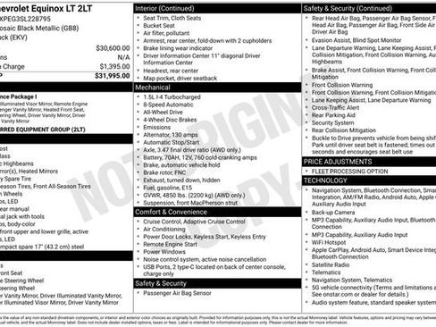 Used 2025 Chevrolet Equinox LT AWD/4WD image 6