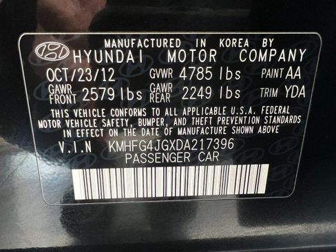 Used 2013 Hyundai Azera FWD image 30