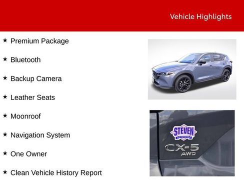 Used 2024 MAZDA CX-5 Carbon Edition image 9