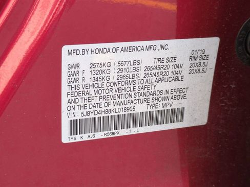 Used 2019 Acura MDX SH-AWD w/ Advance Package image 33