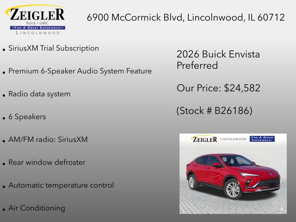 New 2026 Buick Envista Preferred w/ Convenience I Package FWD image 12