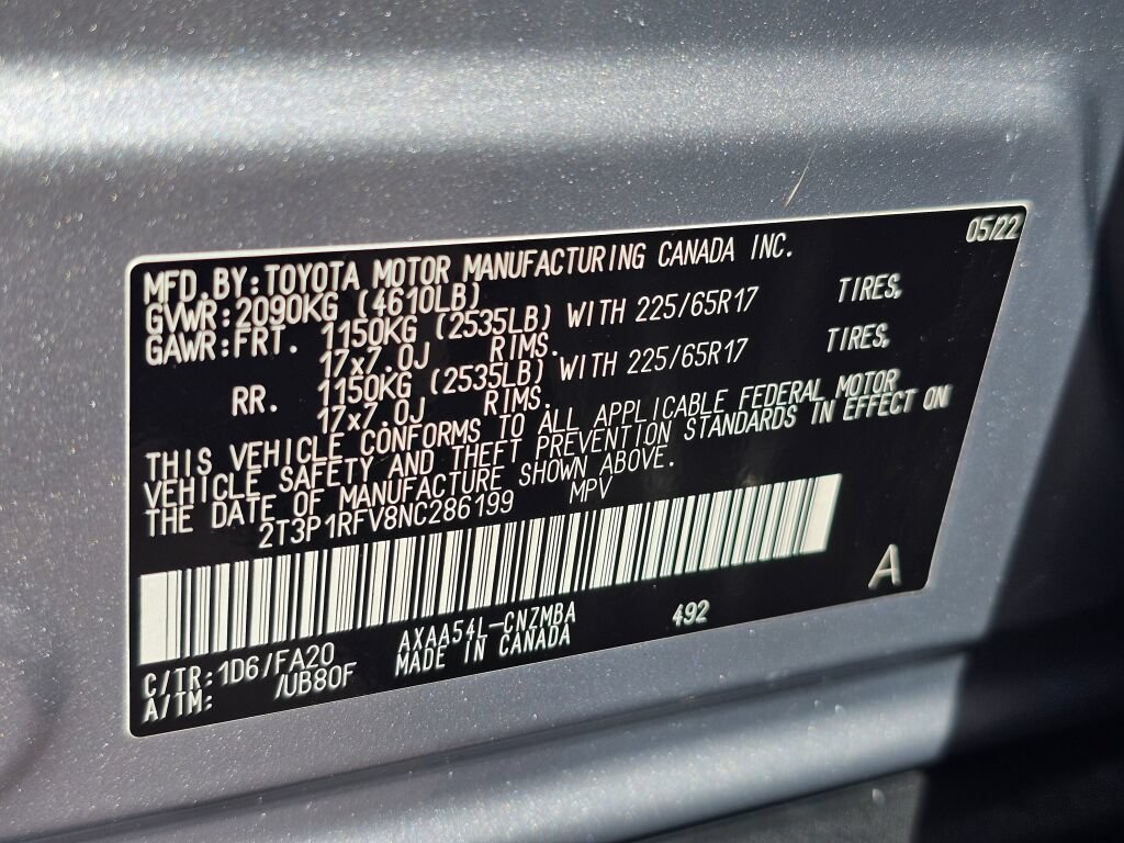 Used 2022 Toyota RAV4 XLE w/ Convenience Package AWD/4WD image 29