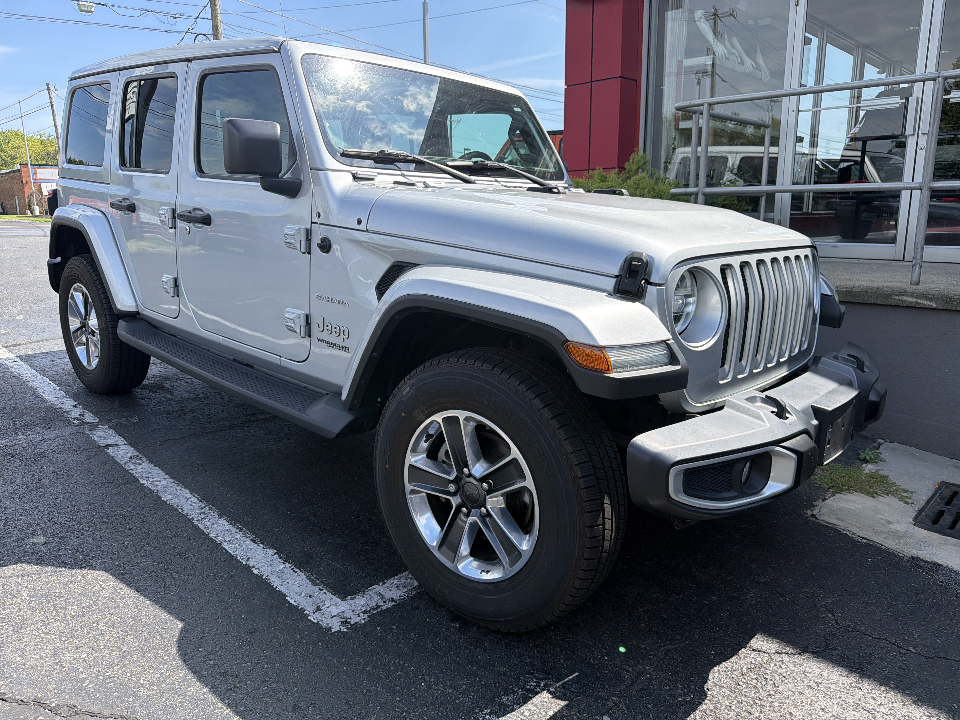 Certified 2022 Jeep Wrangler Unlimited Sahara w/ LED Lighting Group AWD/4WD image 1
