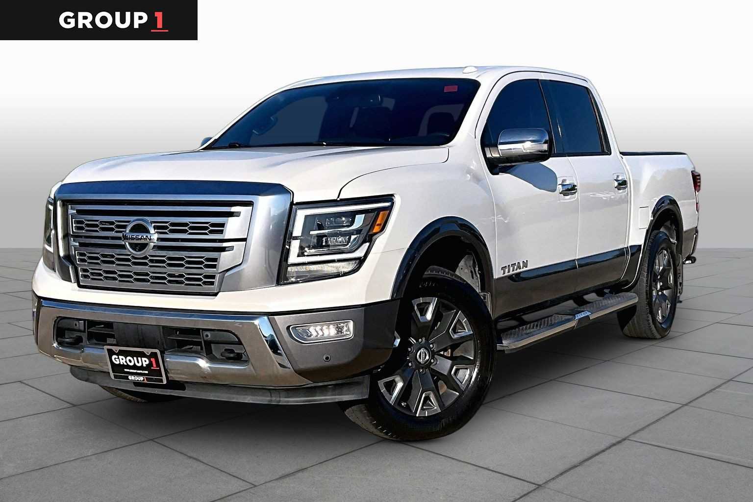 Used 2021 Nissan Titan Platinum Reserve w/ Moonroof Package AWD/4WD image 1