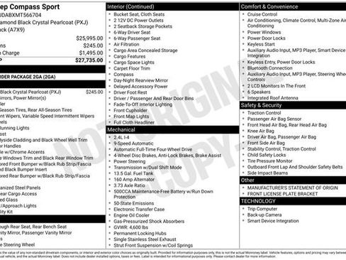 Used 2021 Jeep Compass Sport image 43
