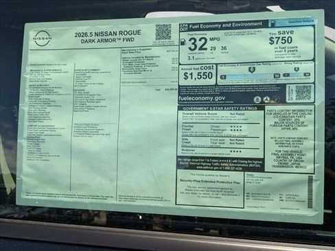 New 2026 Nissan Rogue Dark Armor FWD image 16