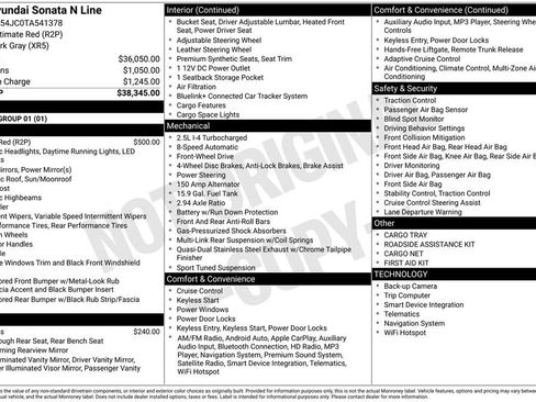New 2026 Hyundai Sonata N Line image 3