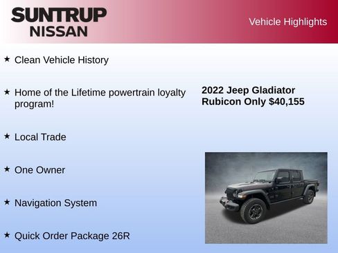 Used 2022 Jeep Gladiator Rubicon w/ Cold Weather Group image 8