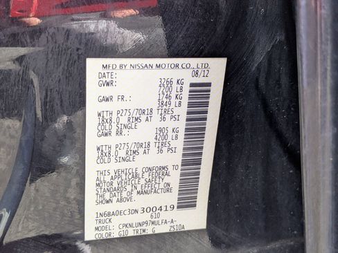 Used 2013 Nissan Titan PRO-4X w/ Pro-4x Luxury Pkg image 34