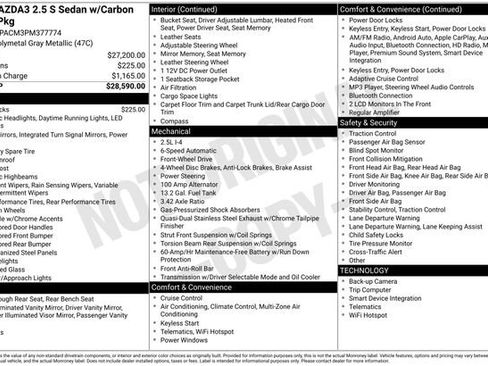 Used 2023 MAZDA MAZDA3 s image 15