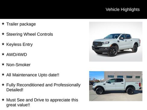 Used 2022 Ford Ranger XL w/ Equipment Group 101A High image 21