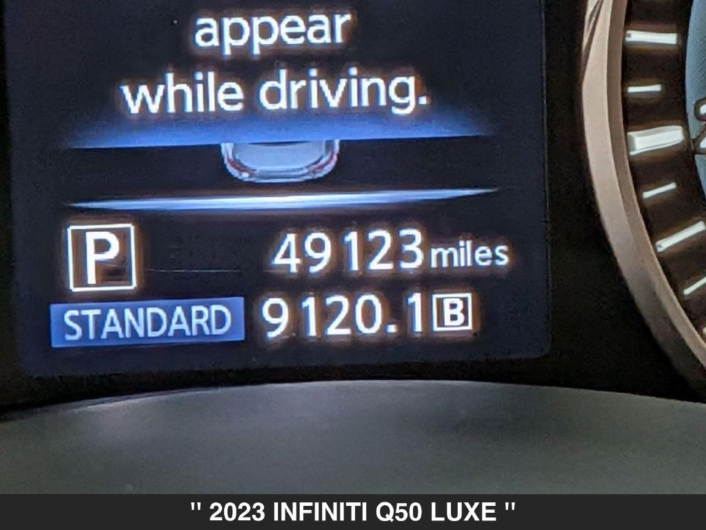 Used 2023 INFINITI Q50 Luxe w/ Cargo Package AWD/4WD image 19
