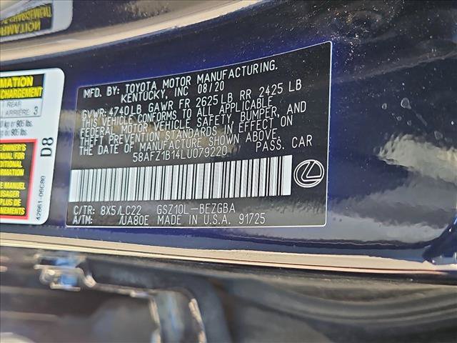 Used 2020 Lexus ES 350 Ultra Luxury FWD image 26