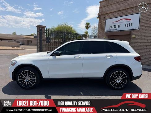 Used 2021 Mercedes-Benz GLC 300 w/ AMG Line image 2