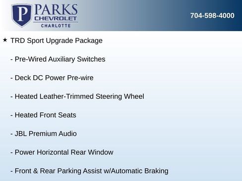 Used 2024 Toyota Tacoma TRD Sport w/ TRD Sport Upgrade Package AWD/4WD image 7