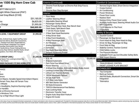 Used 2024 RAM 1500 Big Horn AWD/4WD image 2