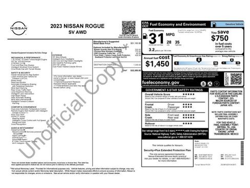 Used 2023 Nissan Rogue SV image 35