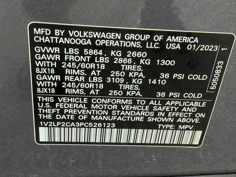 Used 2023 Volkswagen Atlas SE AWD/4WD image 23