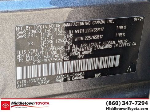 Certified 2025 Toyota RAV4 XLE AWD/4WD image 39