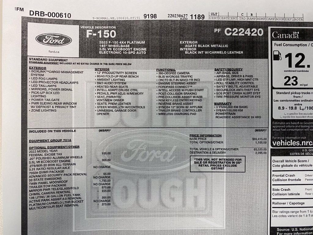 Used 2023 Ford F150 Platinum AWD/4WD image 39
