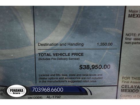 New 2025 Acura ADX AWD image 37