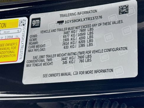 Used 2026 Cadillac Escalade Platinum Sport w/ LPO, ONYX Package image 37