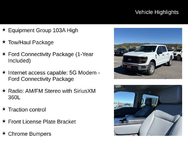 New 2026 Ford F150 XL w/ Equipment Group 103A High AWD/4WD image 7