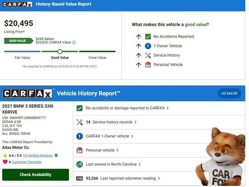 Used 2021 BMW 330i xDrive Sedan w/ Convenience Package image 39