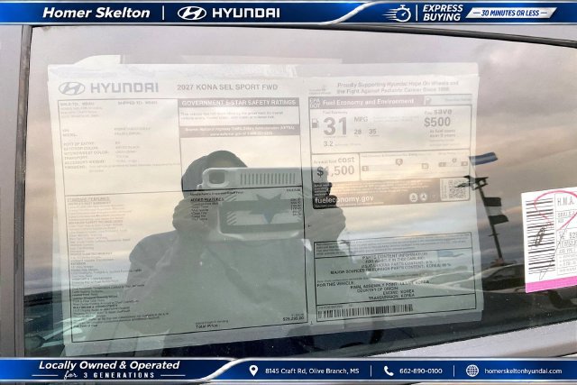 New 2027 Hyundai Kona SEL Sport FWD image 14