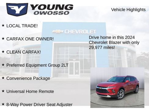 Used 2024 Chevrolet Blazer LT w/ Convenience Package AWD/4WD image 8