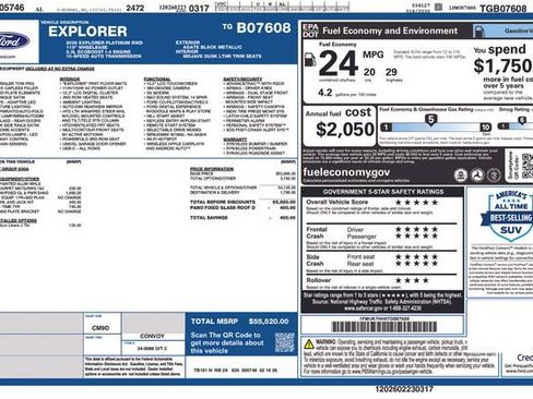 New 2026 Ford Explorer Platinum RWD image 9