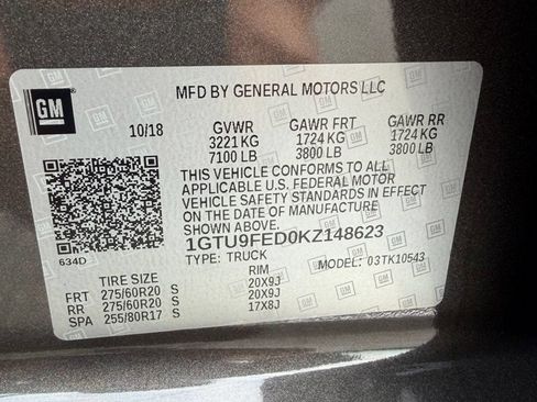 Used 2019 GMC Sierra 1500 Denali AWD/4WD image 17
