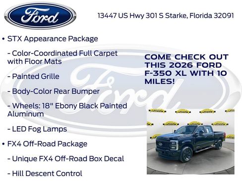New 2026 Ford F350 XL w/ STX Appearance Package image 15