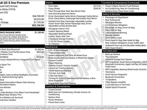 Certified 2023 Audi Q5 2.0T Premium w/ Convenience Package AWD/4WD image 45