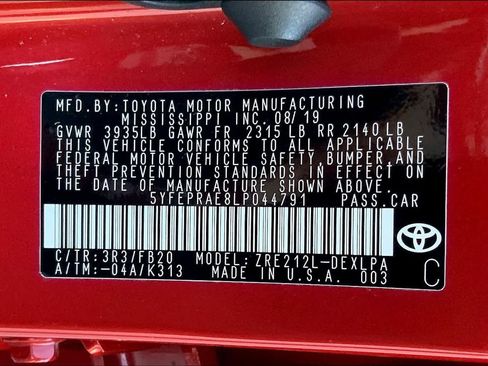 Used 2020 Toyota Corolla LE FWD image 34