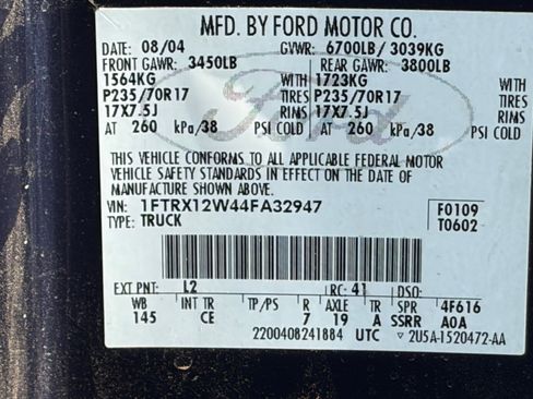Used 2004 Ford F150 XL RWD image 10
