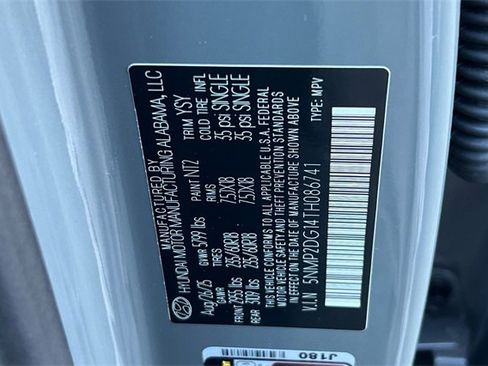 New 2026 Hyundai Santa Fe SEL image 25