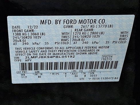 Used 2023 Lincoln Nautilus Reserve w/ Equipment Group 201A image 27