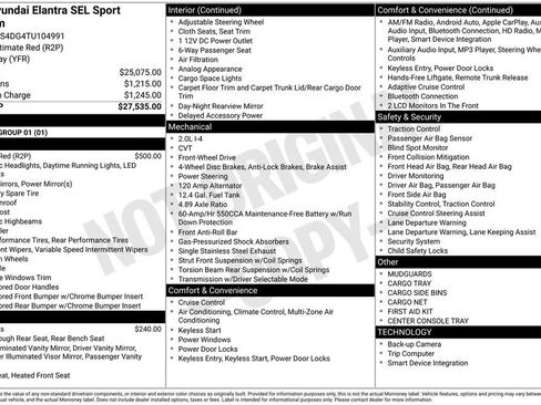 Certified 2026 Hyundai Elantra SEL Sport Premium FWD image 31