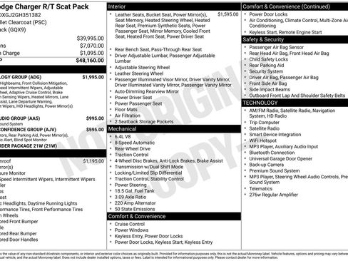Used 2016 Dodge Charger R/T Scat Pack w/ Technology Group RWD image 2