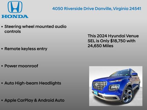 Used 2024 Hyundai Venue SEL image 17