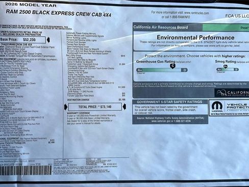 New 2026 RAM 2500 Tradesman image 14