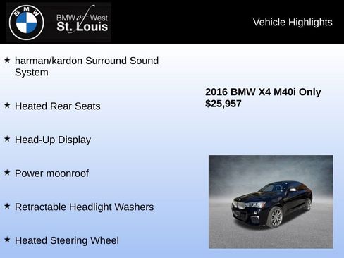 Used 2016 BMW X4 M40i image 16