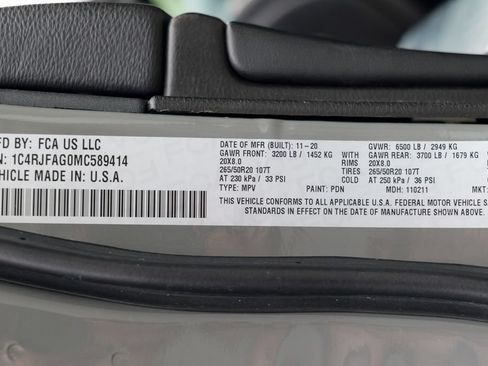 Used 2021 Jeep Grand Cherokee Laredo X AWD/4WD image 61