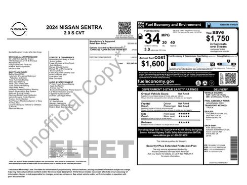 Used 2024 Nissan Sentra S FWD image 16