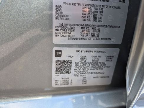 New 2026 Chevrolet Silverado 1500 LTZ w/ LTZ Premium Package AWD/4WD image 47